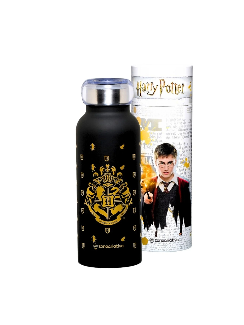 Garrafa Bubble Térmica 500ml Hogwarts Harry Potter - Zona Criativa - Arco Ìris