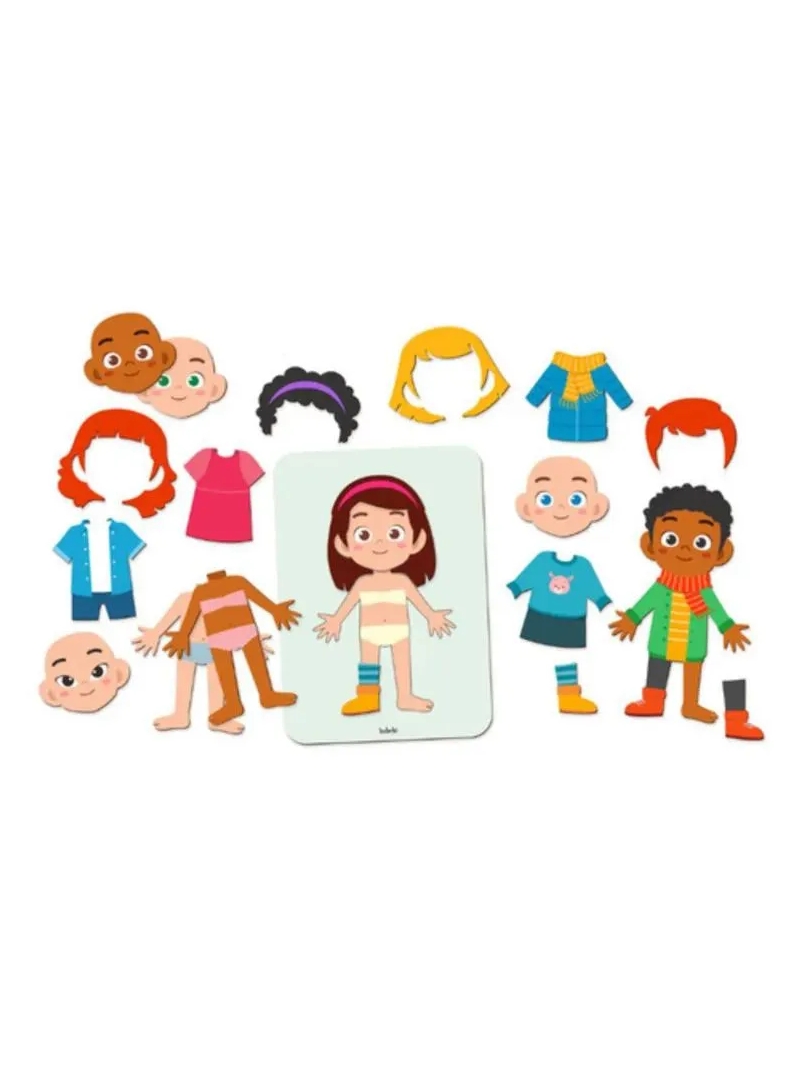 Brinquedo Me Vista Troca Tudo - Babebi - Arco Ìris