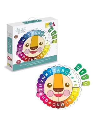 imagem do produto Jogo Alfabeto Do Leaozinho - Babebi - Arco Ìris