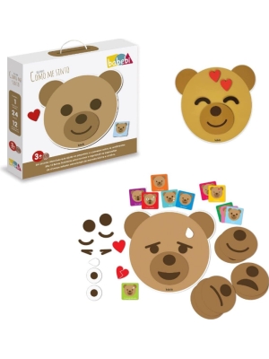 imagem do produto Como Me Sinto Ursinho - Brinquedo Educativo - Babebi - Arco Ìris