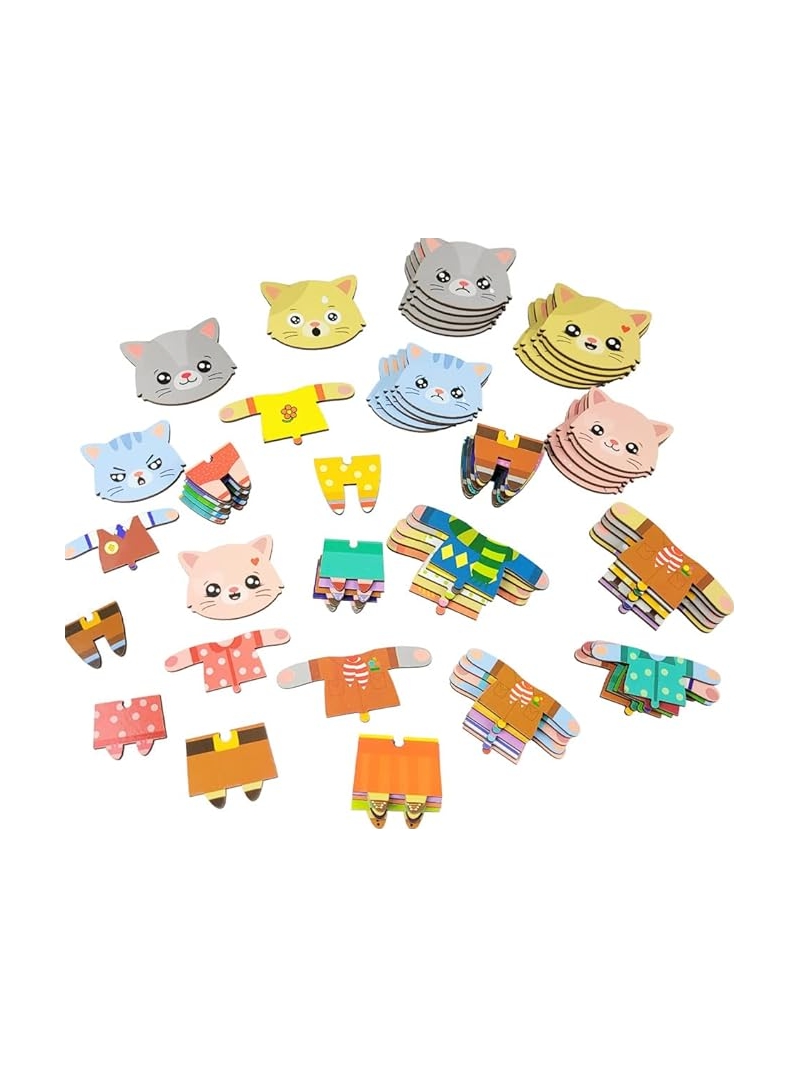 Brinquedo Família Gatinhos Expressões - Babebi - Arco Ìris