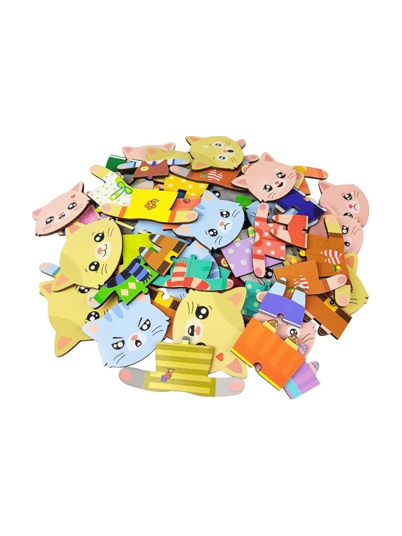 Brinquedo Família Gatinhos Expressões - Babebi - Arco Ìris