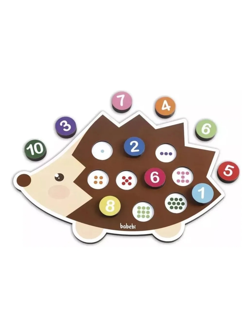Jogo Pedagógico Conte Até Dez - Babebi - Arco Ìris