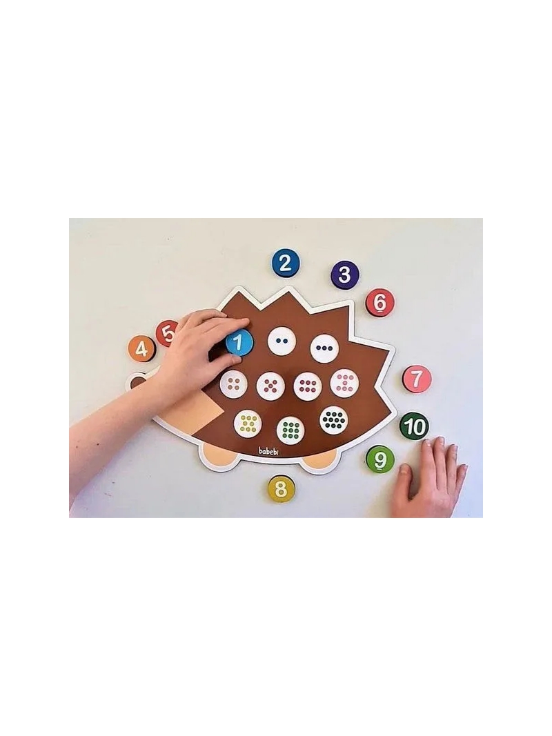 Jogo Pedagógico Conte Até Dez - Babebi - Arco Ìris