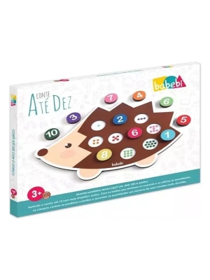 imagem do produto Jogo Pedagógico Conte Até Dez - Babebi - Arco Ìris