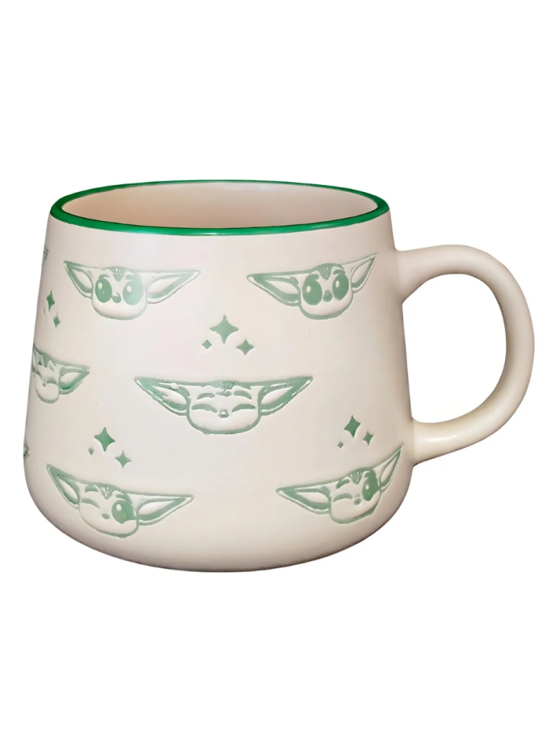 Caneca Moma Fosca Relevo 500ml Baby Yoda Star Wars - Zona Criativa - Arco Ìris