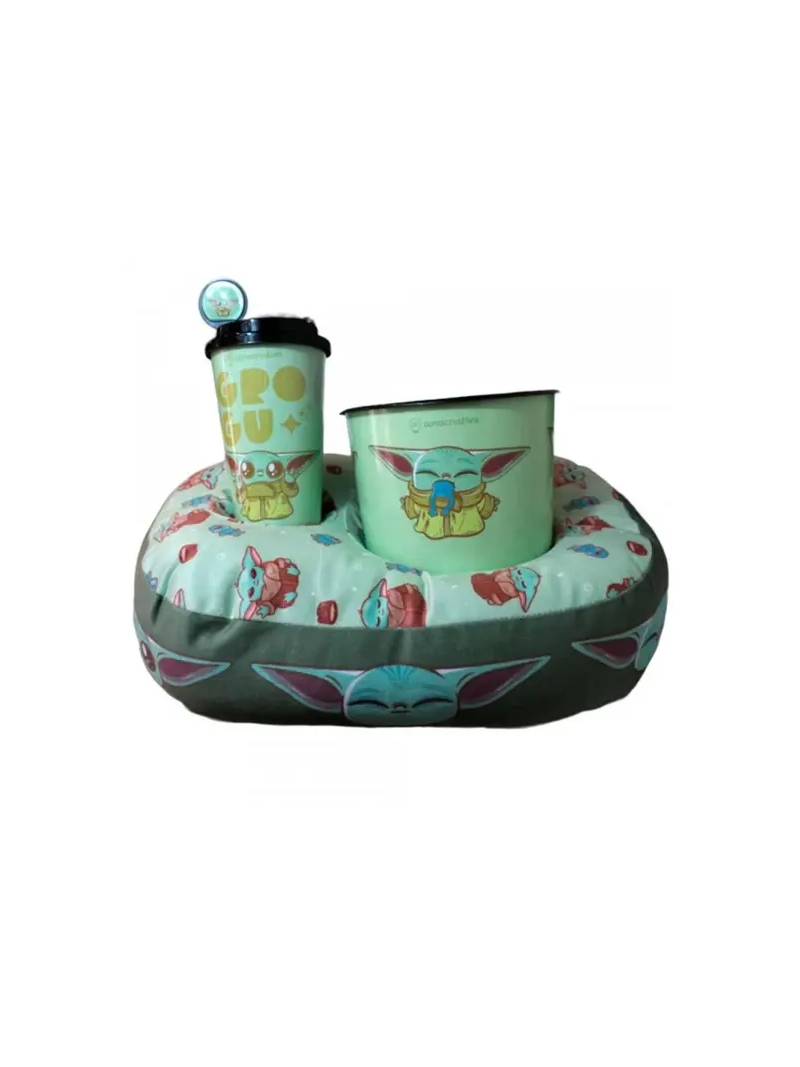 Kit Almofada Pipoca Baby Yoda - Zona Criativa - Arco Ìris