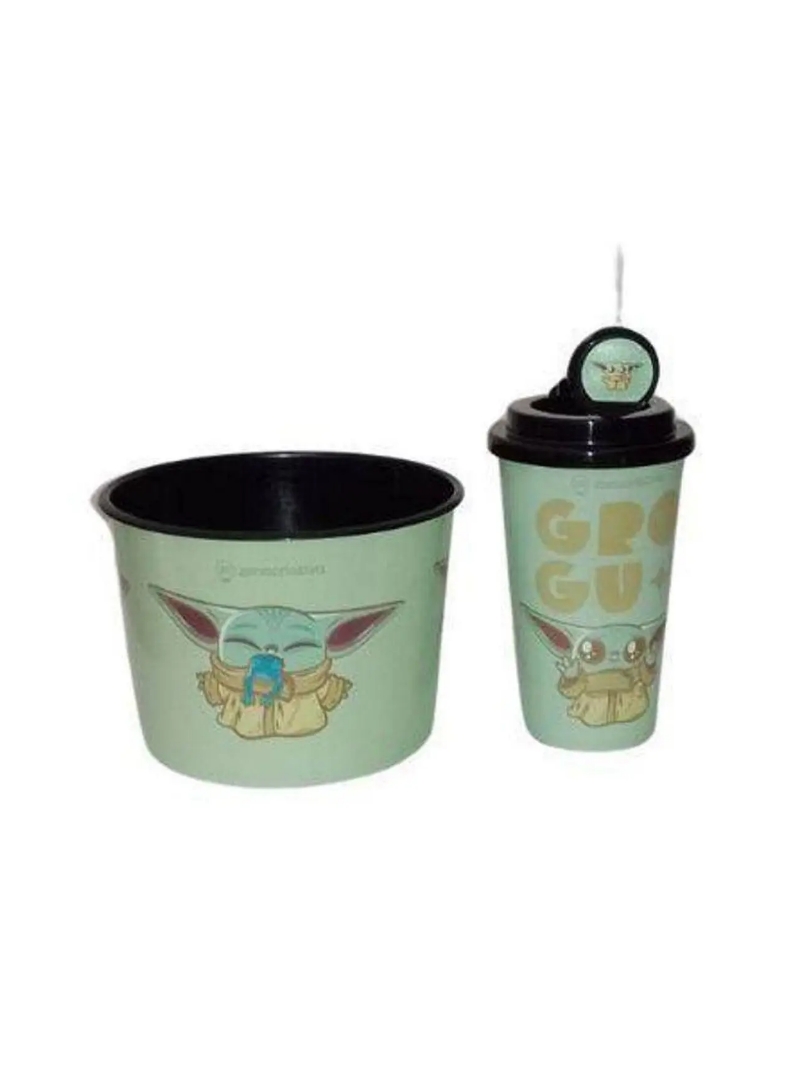 Kit Almofada Pipoca Baby Yoda - Zona Criativa - Arco Ìris