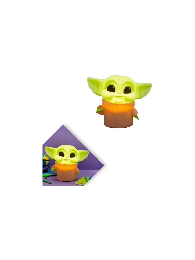 Luminária Grogu Baby Yoda Led  - Arco Ìris