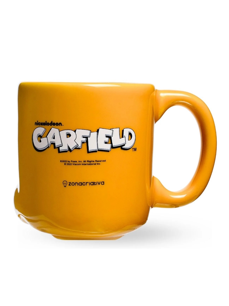 Caneca 3D 350ml Pata Garfield - Zona Criativa - Arco Ìris
