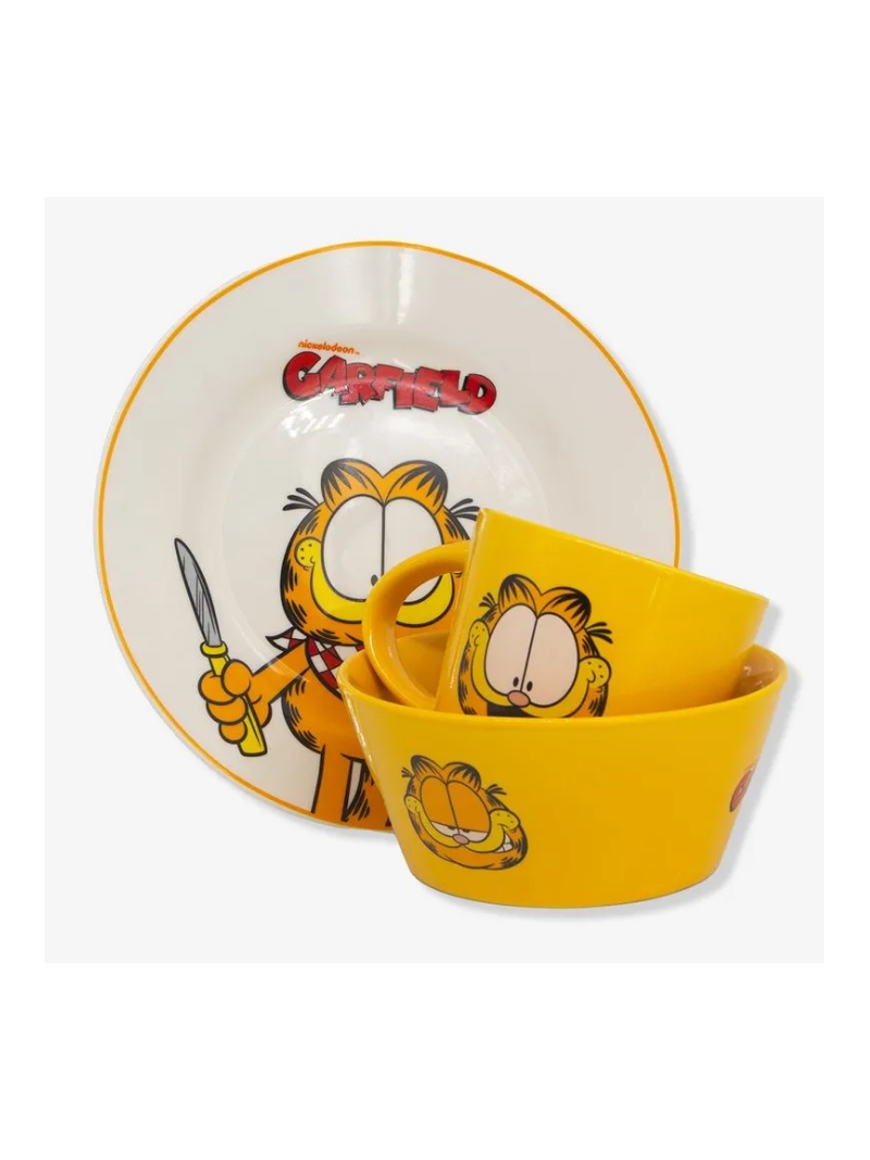 Kit Alimentação Garfield - Zona Criativa - Arco Ìris