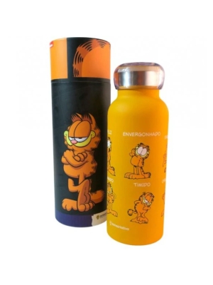 imagem do produto Garrafa Bubble Garfield Expressões 500ml - Zona Criativa - Arco Ìris