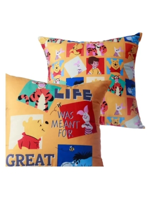 imagem do produto Almofada Ursinho Pooh Great Aveludada 40x40 - Zona Criativa - Arco Ìris