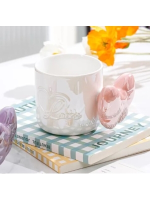 imagem do produto Caneca com alça de Laço - Arco Ìris