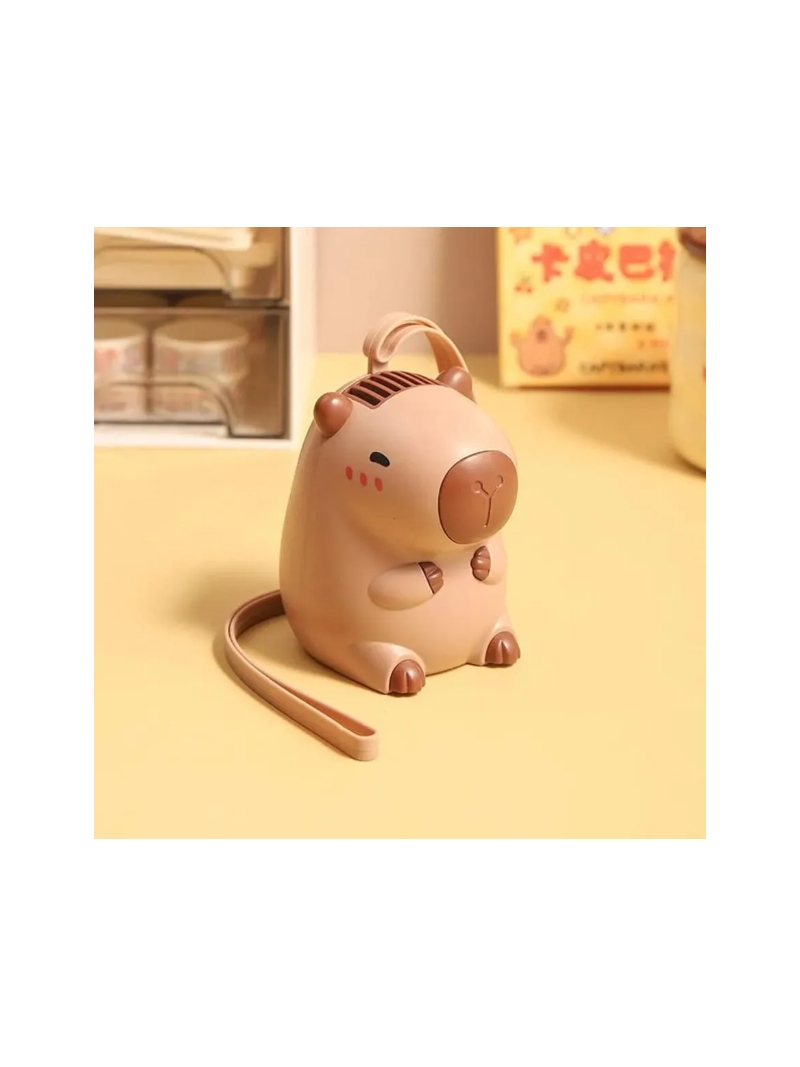 Mini Ventilador Portátil Capivara USB - Arco Iris