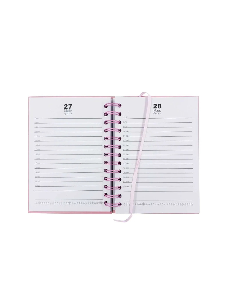 Agenda Gatinho 2026 Bons Momentos 13,7x18,7cm - Arco Iris