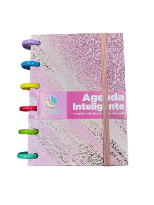 Agenda Inteligente P com 80 Folhas - Inter Paper - Arco Iris imagem do produto Agenda Inteligente P com 80 Folhas - Inter Paper - Arco Iris