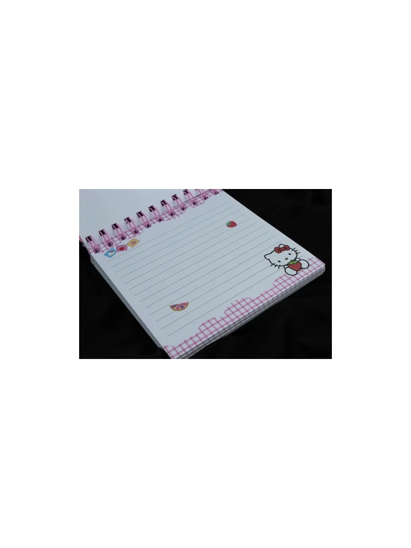 Caderno Hello Kitty Lantejola 120 P - Arco Iris