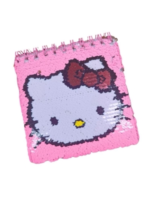 imagem do produto Caderno Hello Kitty Lantejola 120 P - Arco Iris