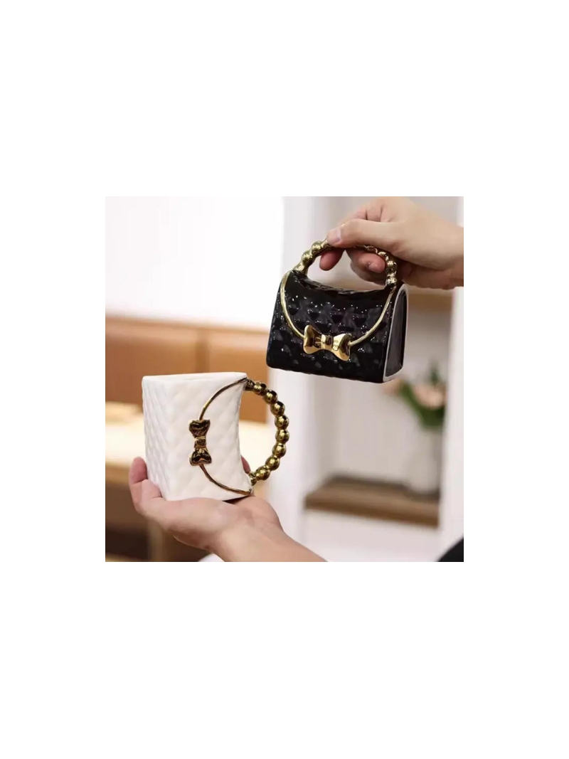 Caneca Cerâmica Bolsa 350ml - Arco Iris 