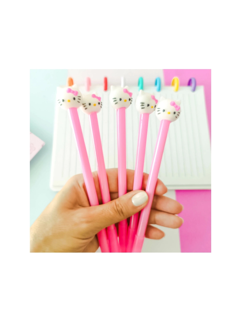 Caneta em Gel Hello Kitty - Arco Iris