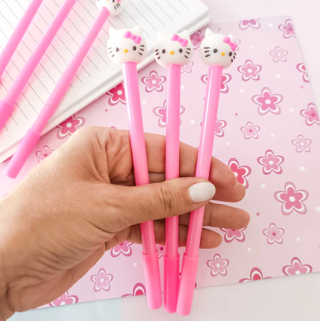 Caneta em Gel Hello Kitty - Arco Iris