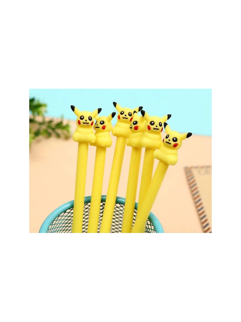 Caneta Pikachu fofa Pokémon em Gel - Arco Iris