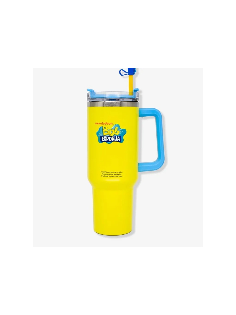 Copo Térmico Tumbler Bob Esponja - Zona Criativa - Arco Iris