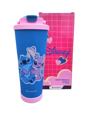 imagem do produto Copo Spring Stitch e Angel Namorados - Zona Criativa - Arco Iris