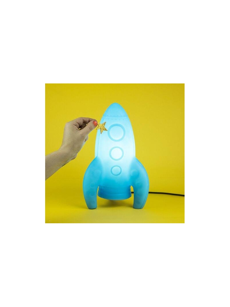 Luminária Foguete Azul - Usare - Arco Iris