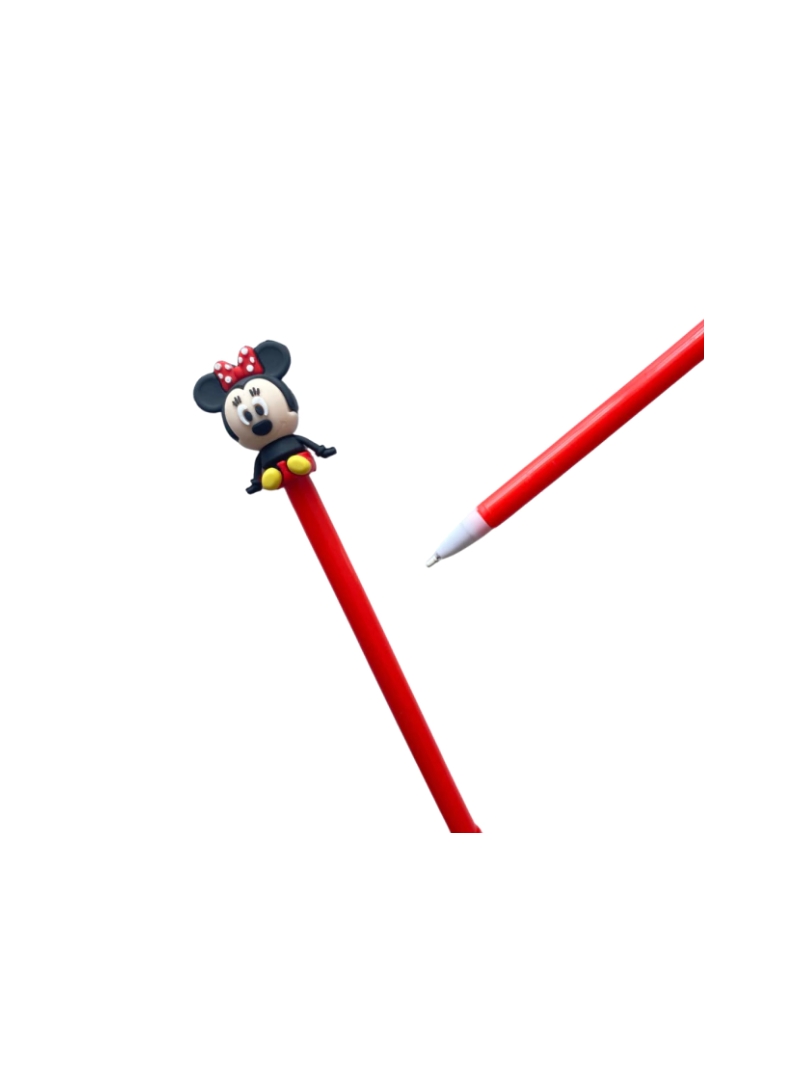 Caneta Mickey e Minnie unitário - Arco Iris