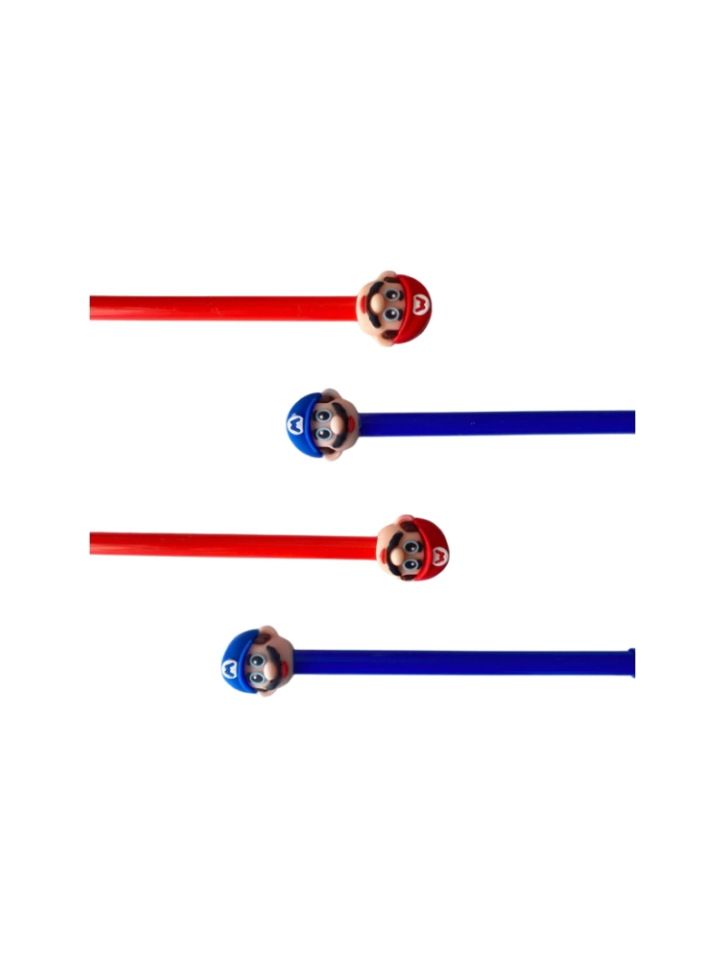 Caneta Super Mario - unitário - Arco Iris