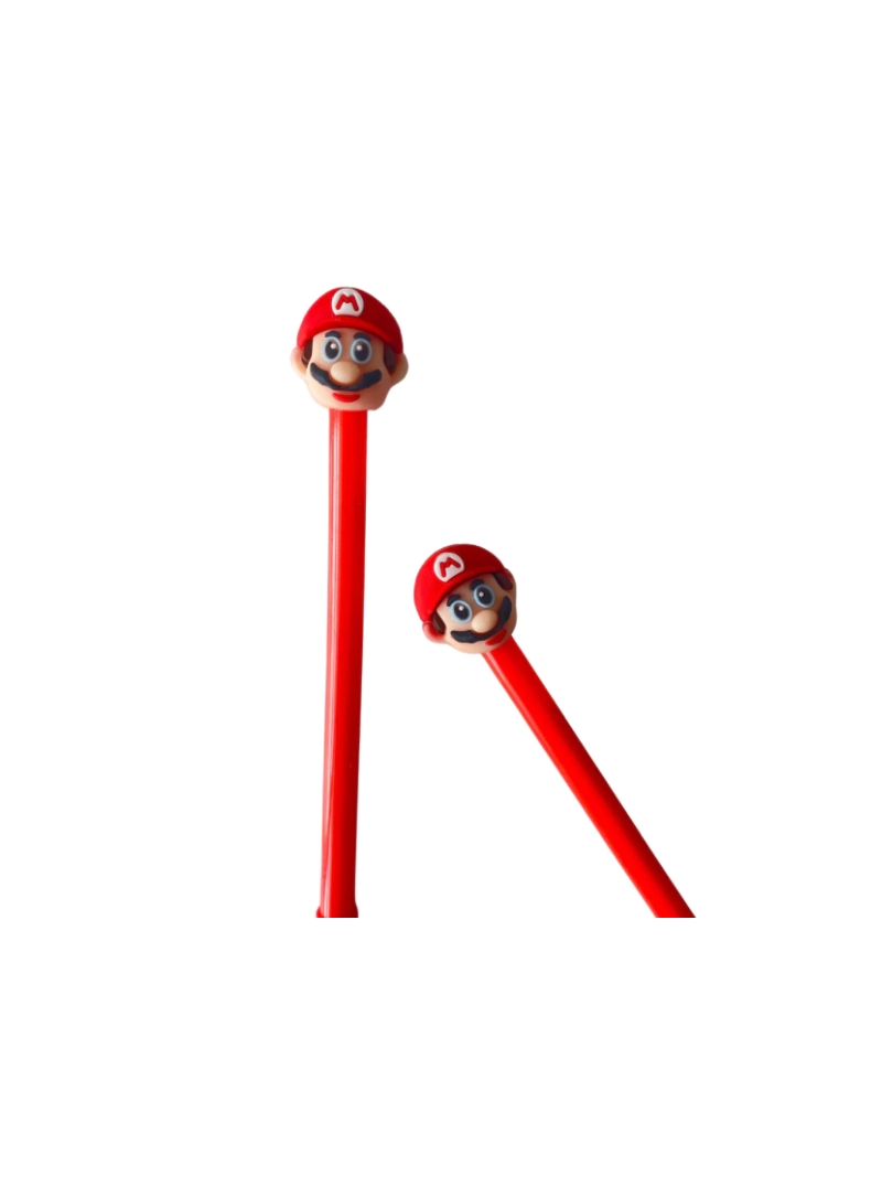 Caneta Super Mario - unitário - Arco Iris