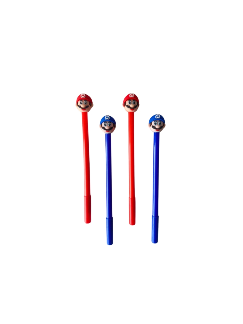 Caneta Super Mario - unitário - Arco Iris