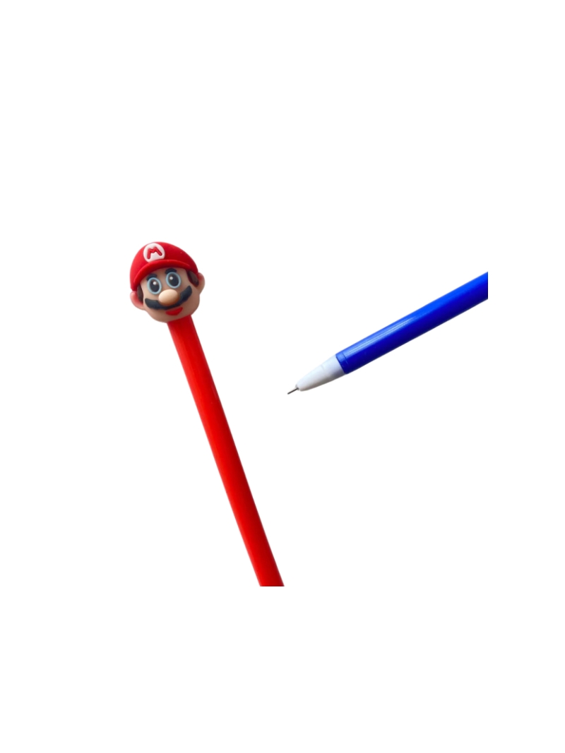 Caneta Super Mario - unitário - Arco Iris