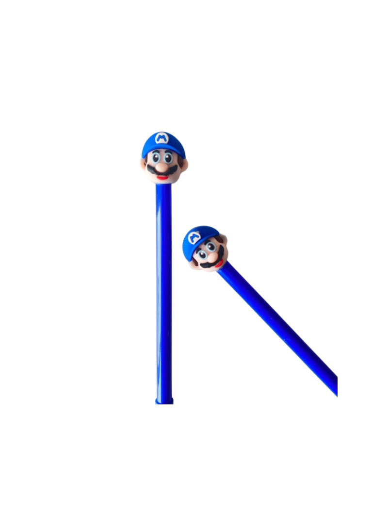 Caneta Super Mario - unitário - Arco Iris