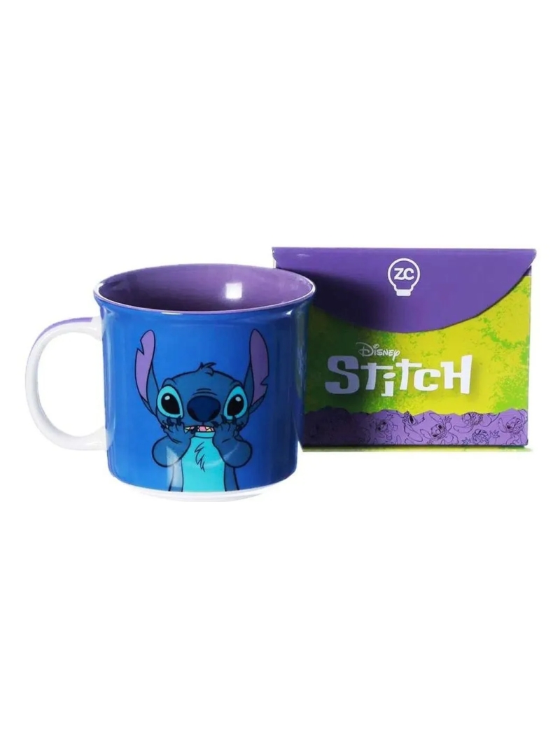 Caneca Stitch Presente - Zona Criativa - Arco iris