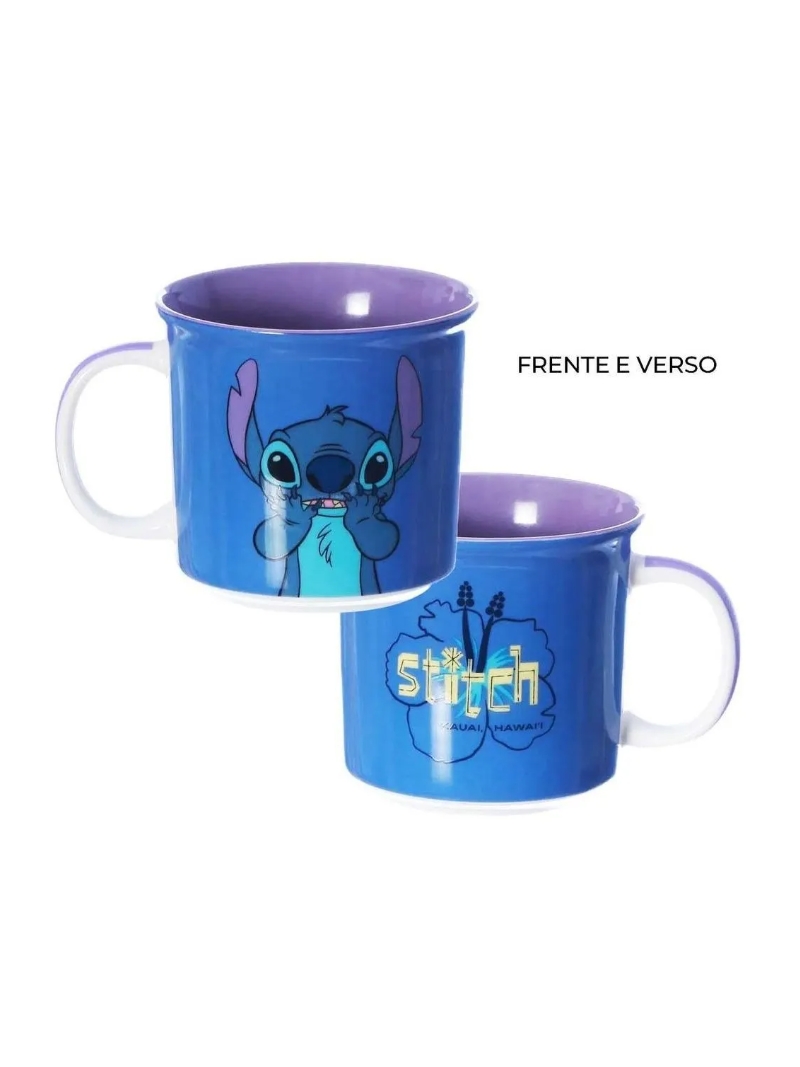 Caneca Stitch Presente - Zona Criativa - Arco iris