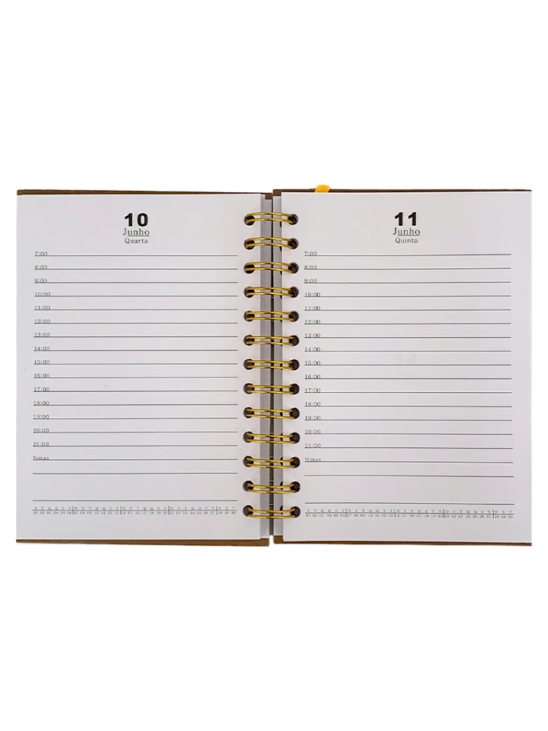 Agenda Espiral Cd 2026 168fls Cinza Interponte - Arco Iris
