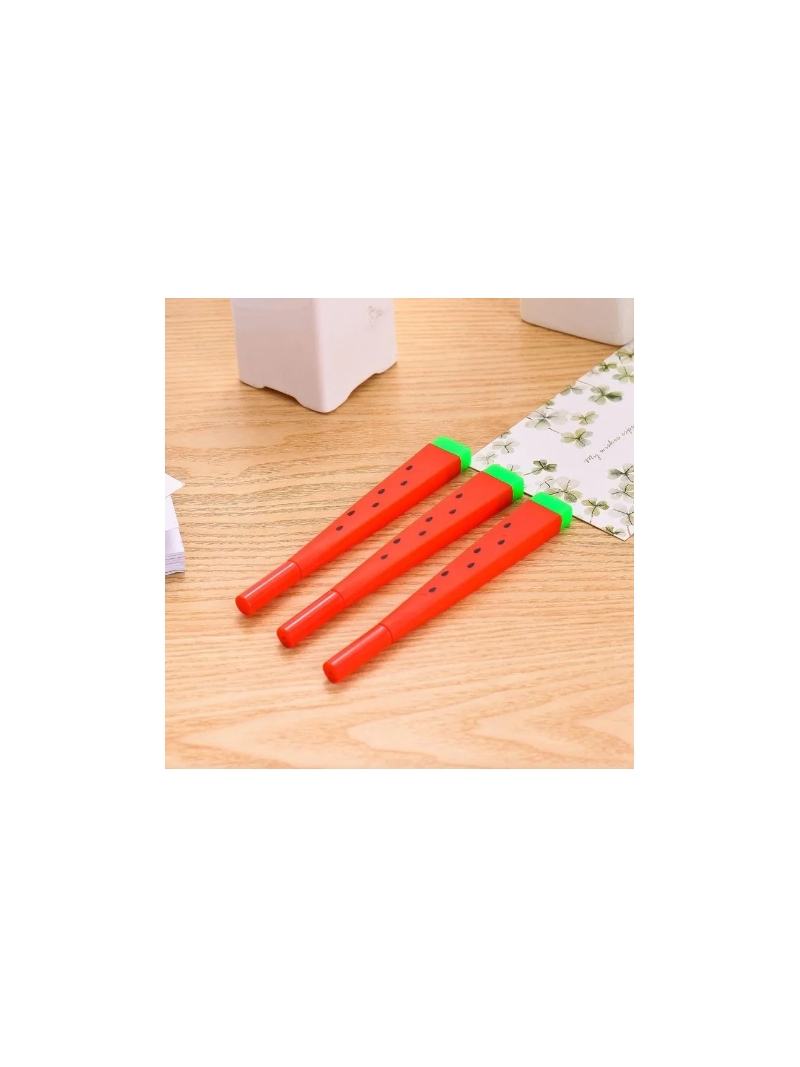 Caneta Melancia Fofa Ponta Fina - Arco Iris