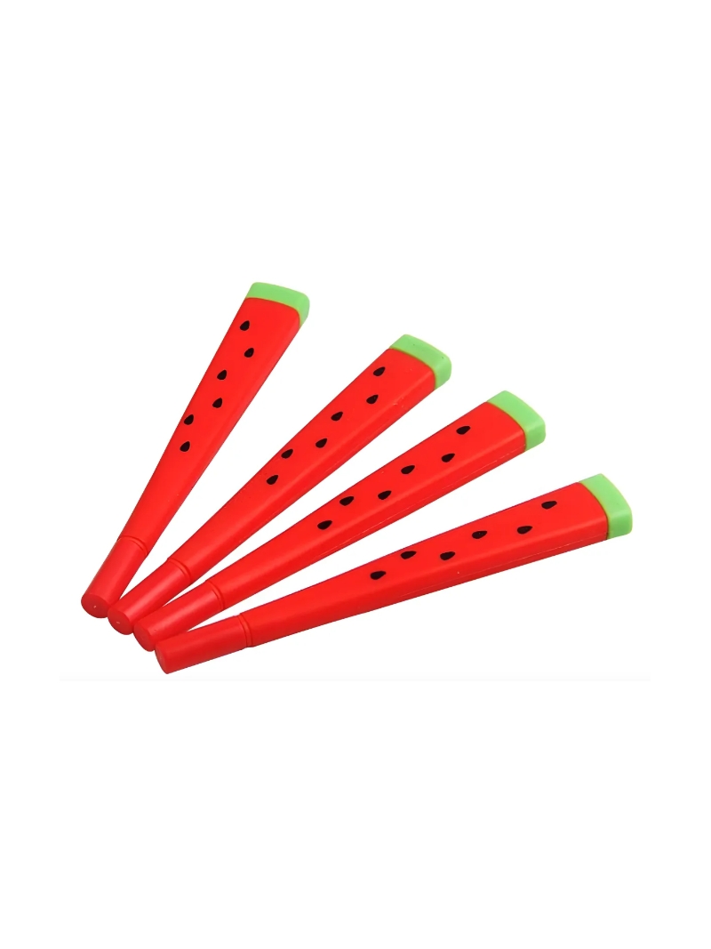 Caneta Melancia Fofa Ponta Fina - Arco Iris