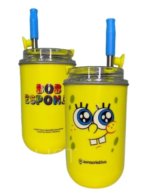 imagem do produto Copo Térmico 300ml Bob Esponja - Zona Criativa - Arco Ìris