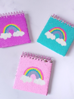 imagem do produto Bloco de anotações com lantejoulas Arco Iris - Arco Iris