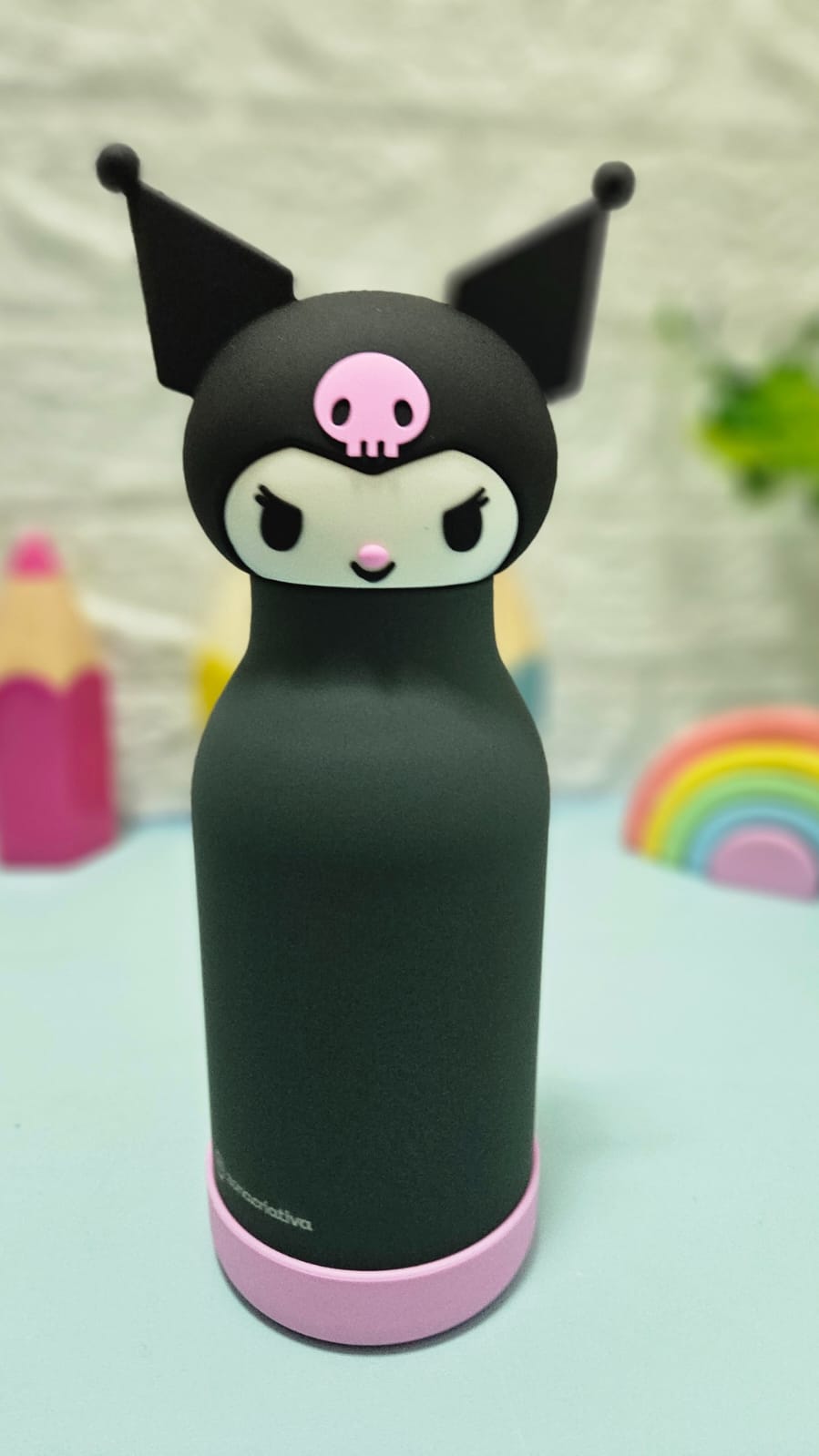 Garrafa Térmica Funny Kuromi - Zona Criativa - Arco Iris