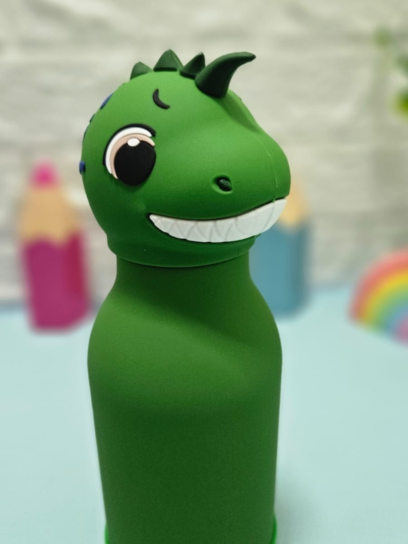 Garrafa Térmica Funny Dinossauro Thomax - Zonacriativa