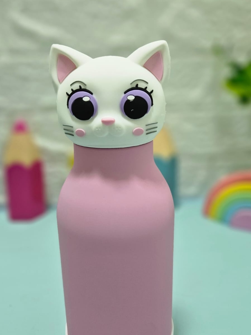 Garrafa Térmica Funny Gatolino - Zona Criativa - Arco Iris