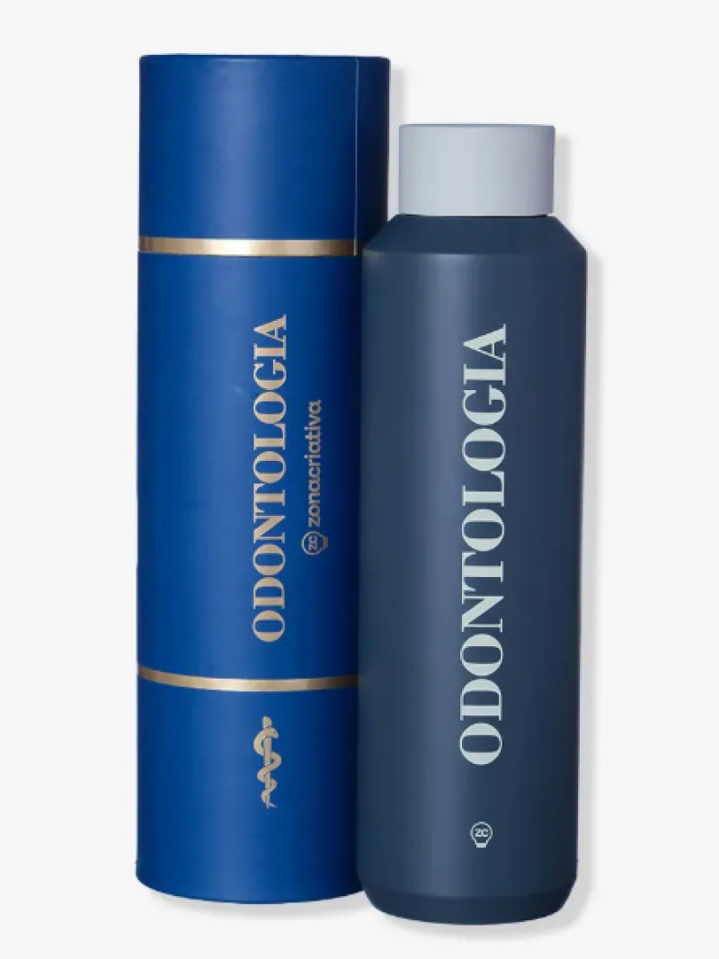 Garrafa Acqua 600ml Profissões Odontologia - Zona Criativa - Arco Iris