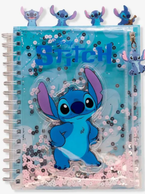 imagem do produto Caderno Pocket 24x15cm Stitch Azul - Zona Criativa - Arco Iris
