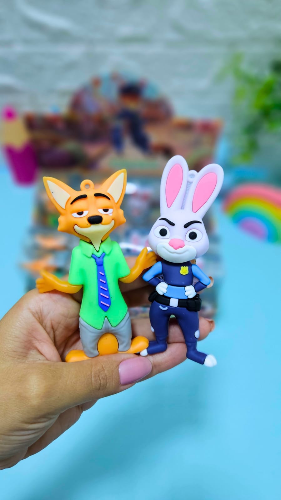 Borracha 3D Zootopia - Arco Iris