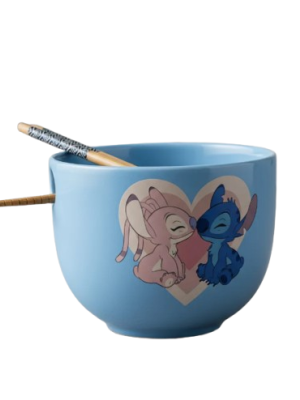 imagem do produto Bowl C/ Hashi 500ml Stitch Meu Monstrinho -Zona Criativa - Arco iris